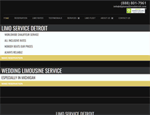 Tablet Screenshot of diplomatlimodetroit.com